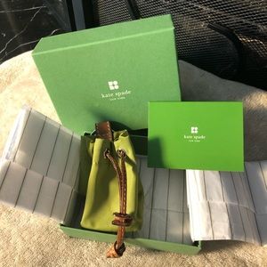 🔑100% Authentic Kate Spade Pouch Keychain🔑